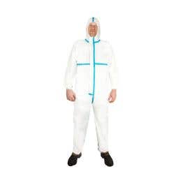 Microporous Disposable Chemical Coveralls Type 4 5 6