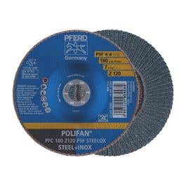 Disc Flap Zirconia 8500rpm 180 x 22.23mm 40G