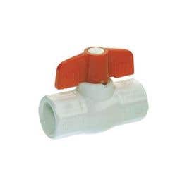 Ball Valve PVC Socket Weld Female 1/2